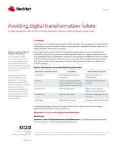 Read more about the article Avoiding Digital Transformation Failure