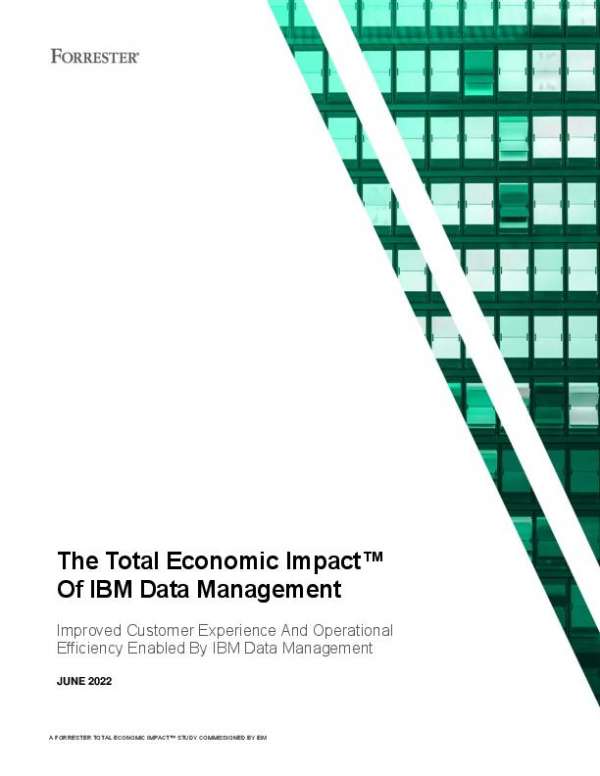 You are currently viewing Forrester Analyst Report — The Total Economic Impact of IBM Data Management