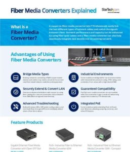 Read more about the article Fiber Media Converters Explained