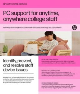 Read more about the article HP Support for Anytime College Staff