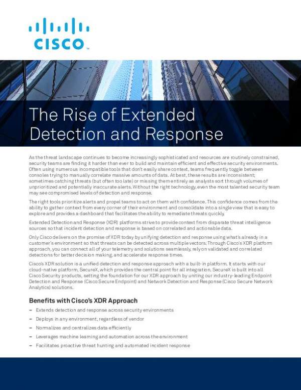 You are currently viewing The Rise of Extended Detection and Response