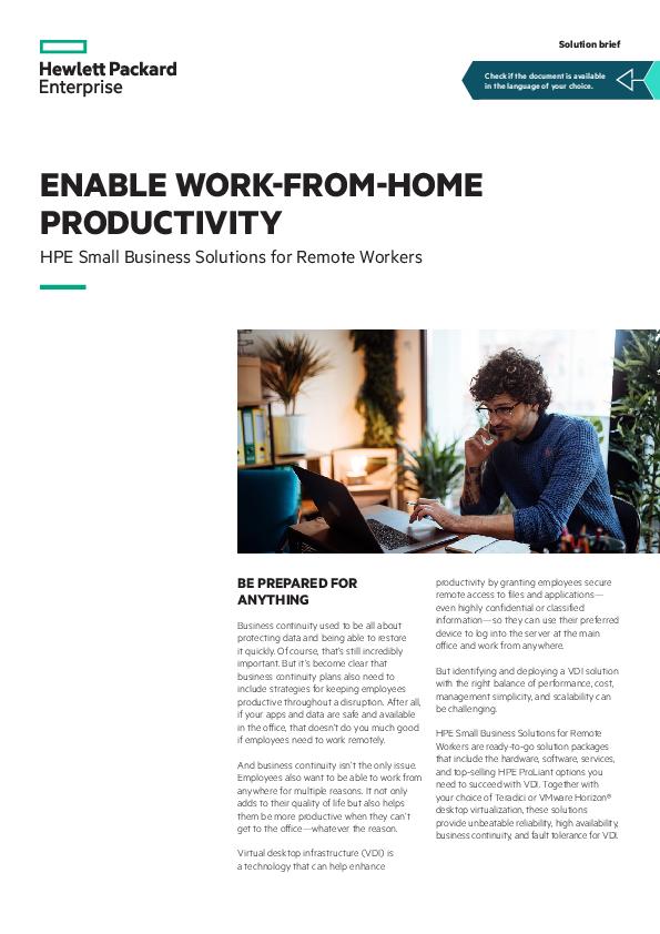 You are currently viewing Enable Work-From-Home Productivity