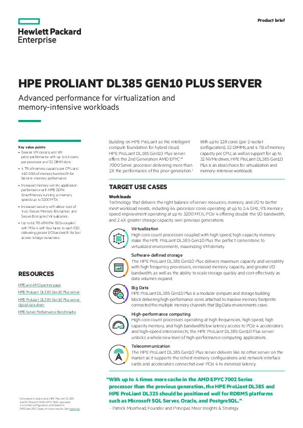 You are currently viewing HPE ProLiant DL385 Gen10 Plus Server