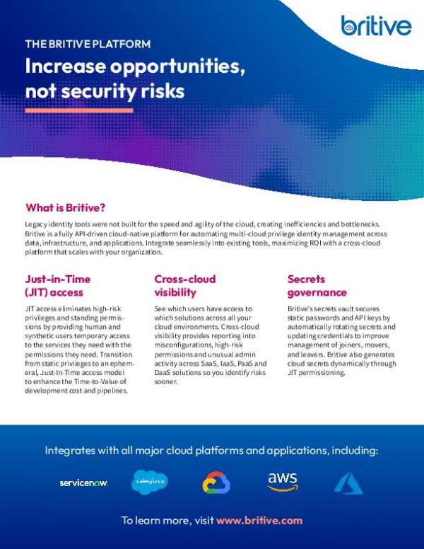 You are currently viewing Increase opportunities, not security risks.