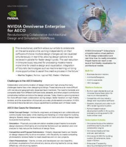 Read more about the article Omniverse Enterprise for ACEO