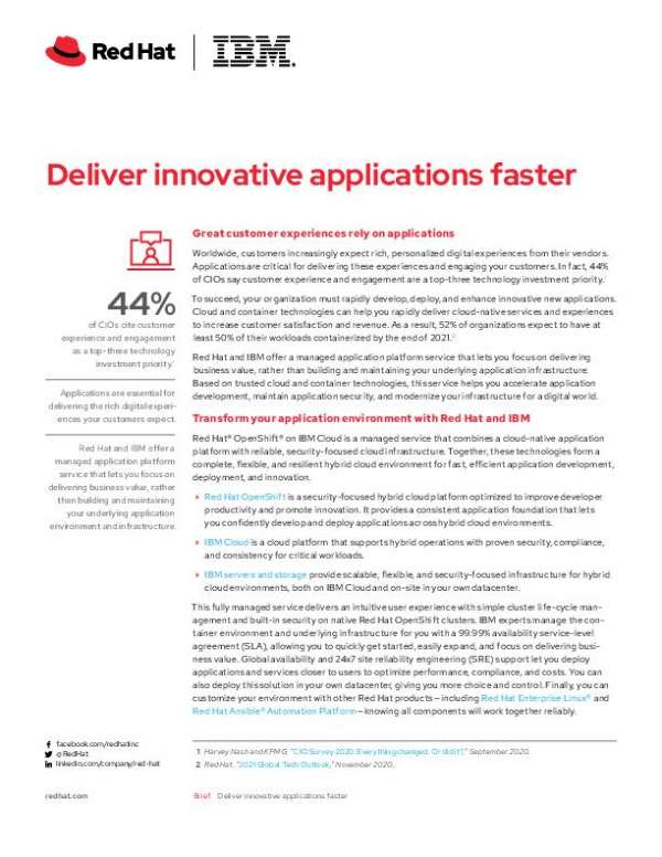 You are currently viewing Deliver Innovative Applications Faster