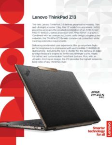 Read more about the article Lenovo ThinkPad Z13