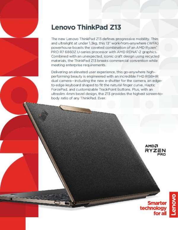 You are currently viewing Lenovo ThinkPad Z13