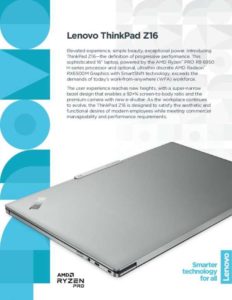 Read more about the article  Lenovo ThinkPad Z16