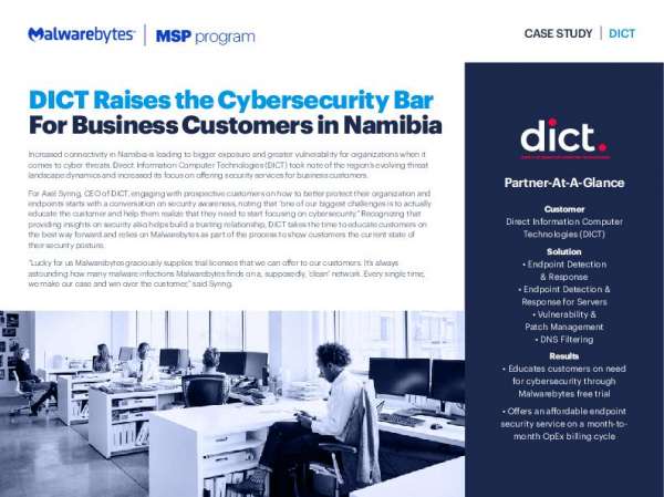 You are currently viewing Raising the Cybersecurity Bar for Business Customers in Namibia