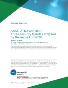 Read more about the article SASE, ZTNA and XDR: Three Security Trends Catalyzed by the Impact of 2020