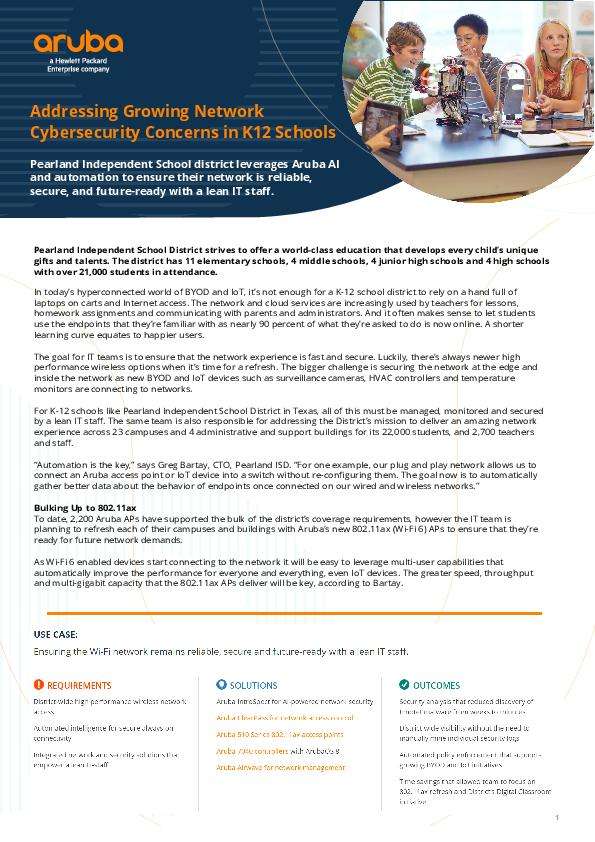 You are currently viewing Pearland School District: Addressing Growing Network Cybersecurity Concerns in K12 Schools