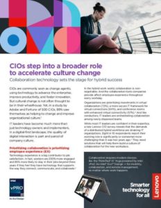 Read more about the article CIOs Step Into a Broader Role to Accelerate Culture Change
