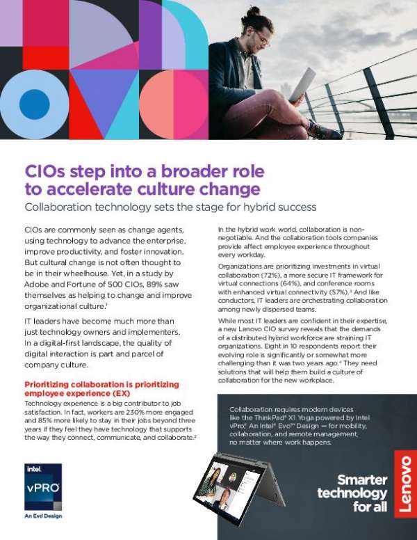 You are currently viewing CIOs Step Into a Broader Role to Accelerate Culture Change