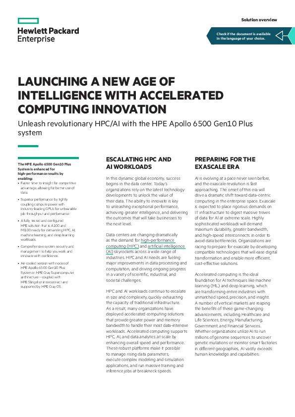 You are currently viewing Launching a New Age of Intelligence with Accelerated Computing Innovation