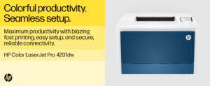 Read more about the article Give your teams fast, trouble-free printing with the incomparable @HP Color LJP 4201dw. Reply to hear more about this reliable, high-performance #printer that’s easy to set-up and a snap to manage.