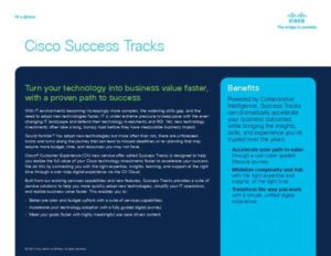 Read more about the article Cisco Success Tracks at a Glance