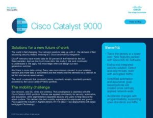 Read more about the article Cisco Catalyst 9000 at a Glance