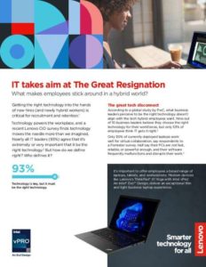 Read more about the article  IT takes aim at the Great Resignation