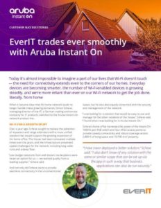 Read more about the article EverIT trades ever smoothly with Aruba Instant On
