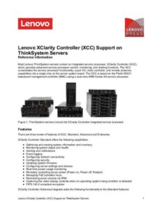 Read more about the article Lenovo XClarity (XCC) Support on ThinkSystem Servers