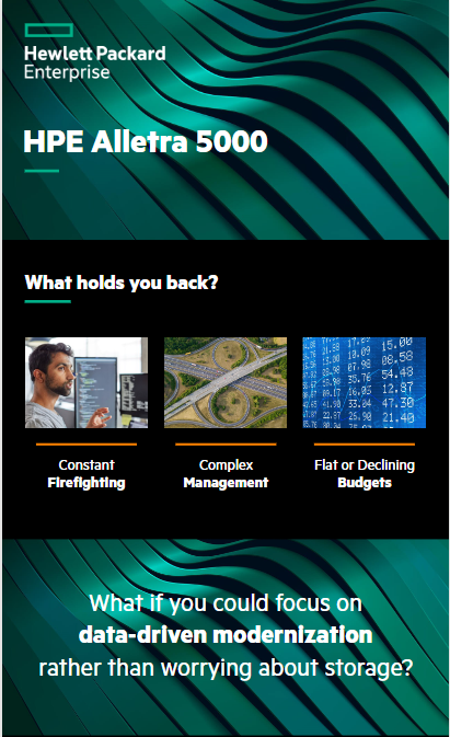 You are currently viewing Alletra 5000: Data-Driven Modernization