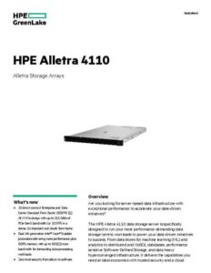 Read more about the article HPE Alletra 4110