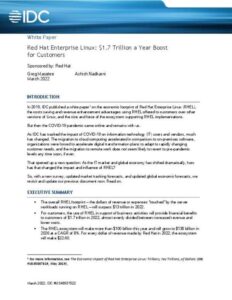 Read more about the article Red Hat Enterprise Linux: $1.7 Trillion a Year Boost for Customers