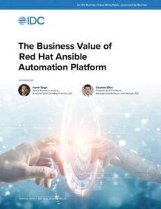 Read more about the article The Business Value of Red Hat Ansible Automation Platform