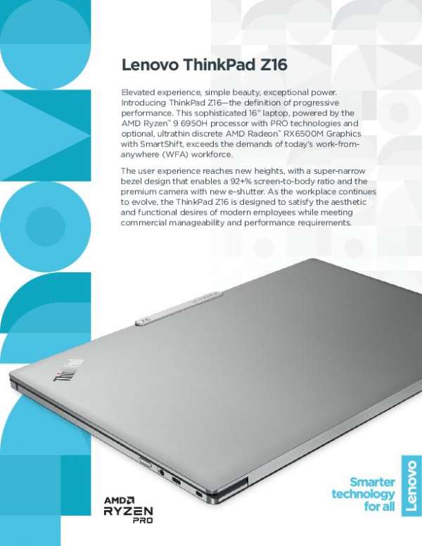 You are currently viewing  Lenovo ThinkPad Z16