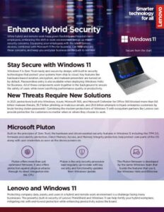 Read more about the article Enhance Hybrid Security with Lenovo