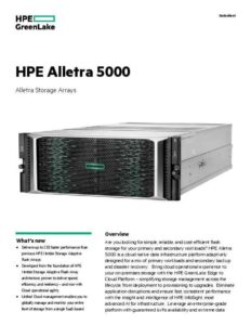 Read more about the article HPE Alletra 5000 Storage Arrays