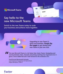 Read more about the article Say hello to the new Microsoft Teams