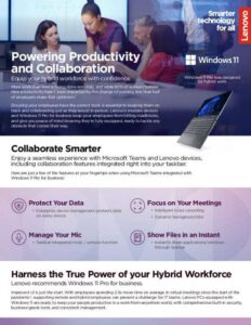 Read more about the article Powering Productivity and Collaboration with Windows 11