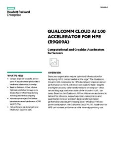 Read more about the article Qualcomm Cloud AI 100 Accelerator for HPE