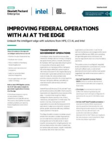 Read more about the article Improving Federal Operations With AI at the Edge