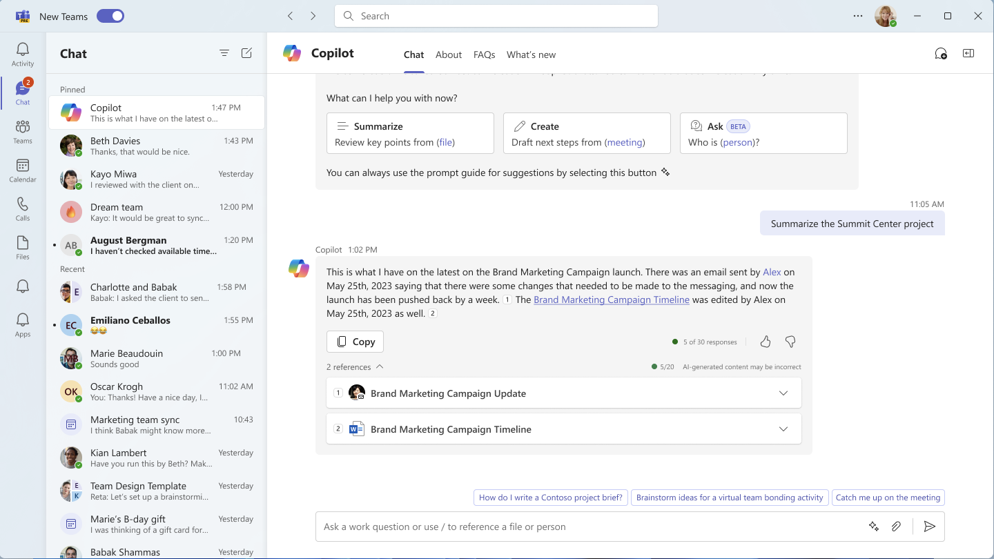 You are currently viewing Get started with Microsoft Copilot with Graph-grounded chat in Microsoft Teams