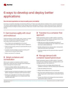 Read more about the article 6 ways to develop and deploy better applications