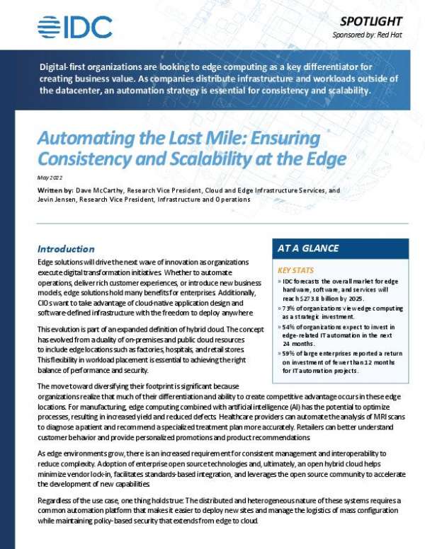 You are currently viewing Automating the Last Mile: Ensuring Consistency and Scalability at the Edge