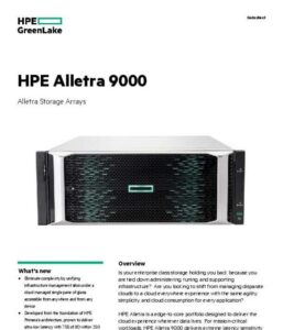 Read more about the article HPE Alletra 9000: Alletra Storage Arrays