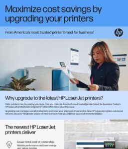 Read more about the article Maximize cost savings by upgrading your printers