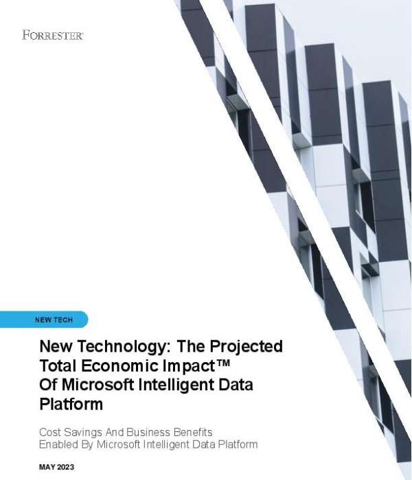 You are currently viewing New Technology: The Projected Total Economic Impact™ of Microsoft Intelligent Data Platform