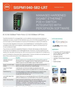 Read more about the article Lantronix Datasheet Set – SISPM1040-582-LRT and SM24TBT2DPB