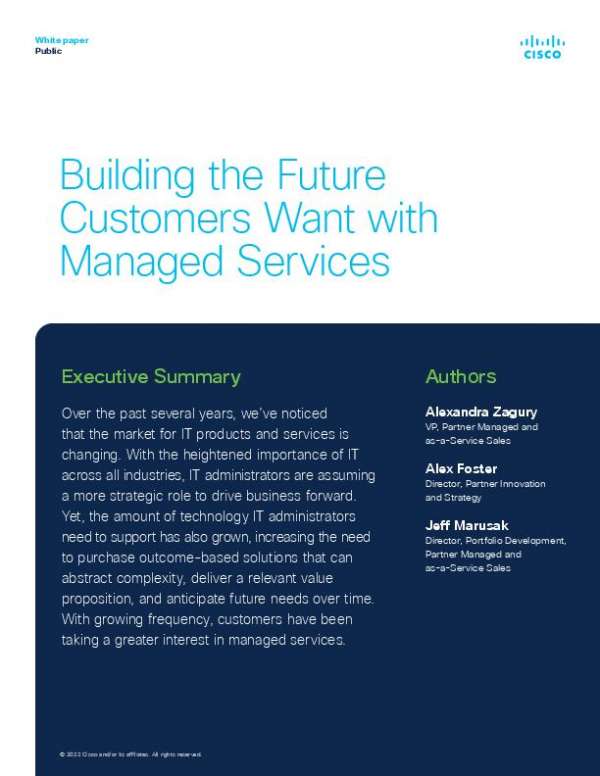 You are currently viewing Building the Future Customers Want with Managed Services