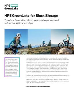 Read more about the article HPE GreenLake for Block Storage