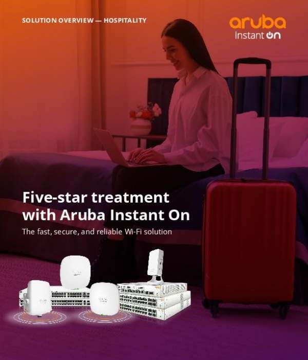 You are currently viewing Five-star treatment with Aruba Instant On