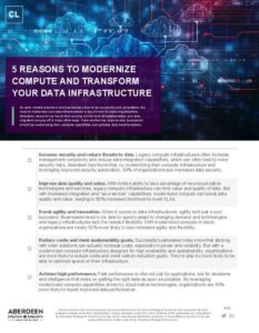 Read more about the article 5 Reasons to Modernize and Transform Your Data Infrastructure