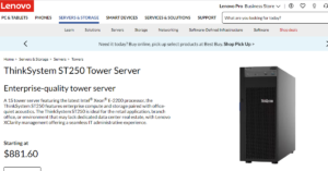 Read more about the article Harness enterprise-level server power with the #Lenovo ThinkSystem ST250 tower server! 👀 Visit this link to take a 3D tour and learn what makes this server such a powerhouse. To order yours, contact Abrahams Consulting LLC.