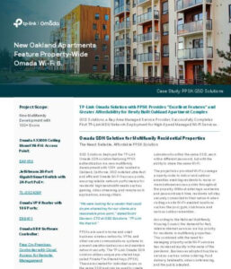 Read more about the article New Oakland Apartments Feature Property-Wide Omada Wi-Fi 6