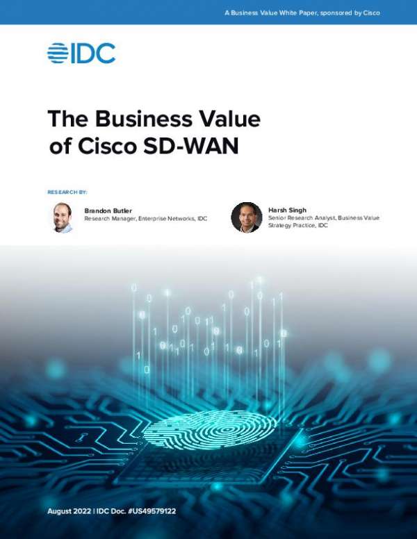 You are currently viewing IDC White Paper: The Business Value of SD-WAN
